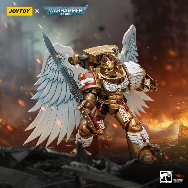 Warhammer 40k JoyToy Actionfigure - Blood Angels Sanguinary Guard Encarmine with Sword 1