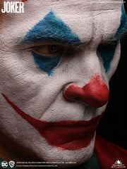 Joker - Real Size Silicone Bust - IN STOCK bust from Queen Studios for collectors, display and premium shelf presentation