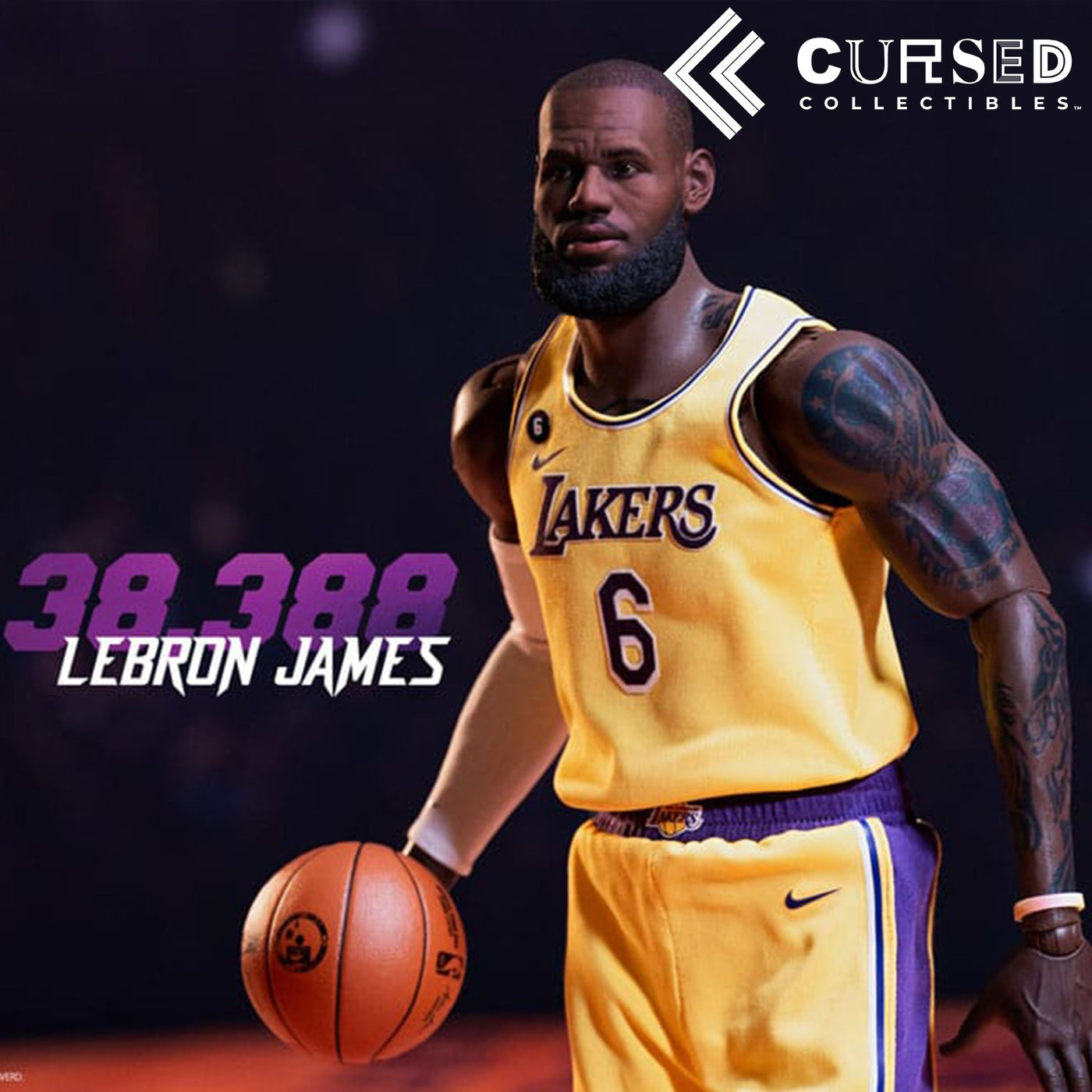 NBA Collection Real Masterpiece Actionfigur - Lebron James Special Edition statue from Enterbay for collectors, display and premium shelf