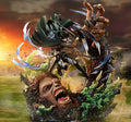 Attack on Titan Ultimate Premium - Levi Versus Beast Titan 1:4 Statue statue from Prime1 Studio Concept Masterline for collectors, display