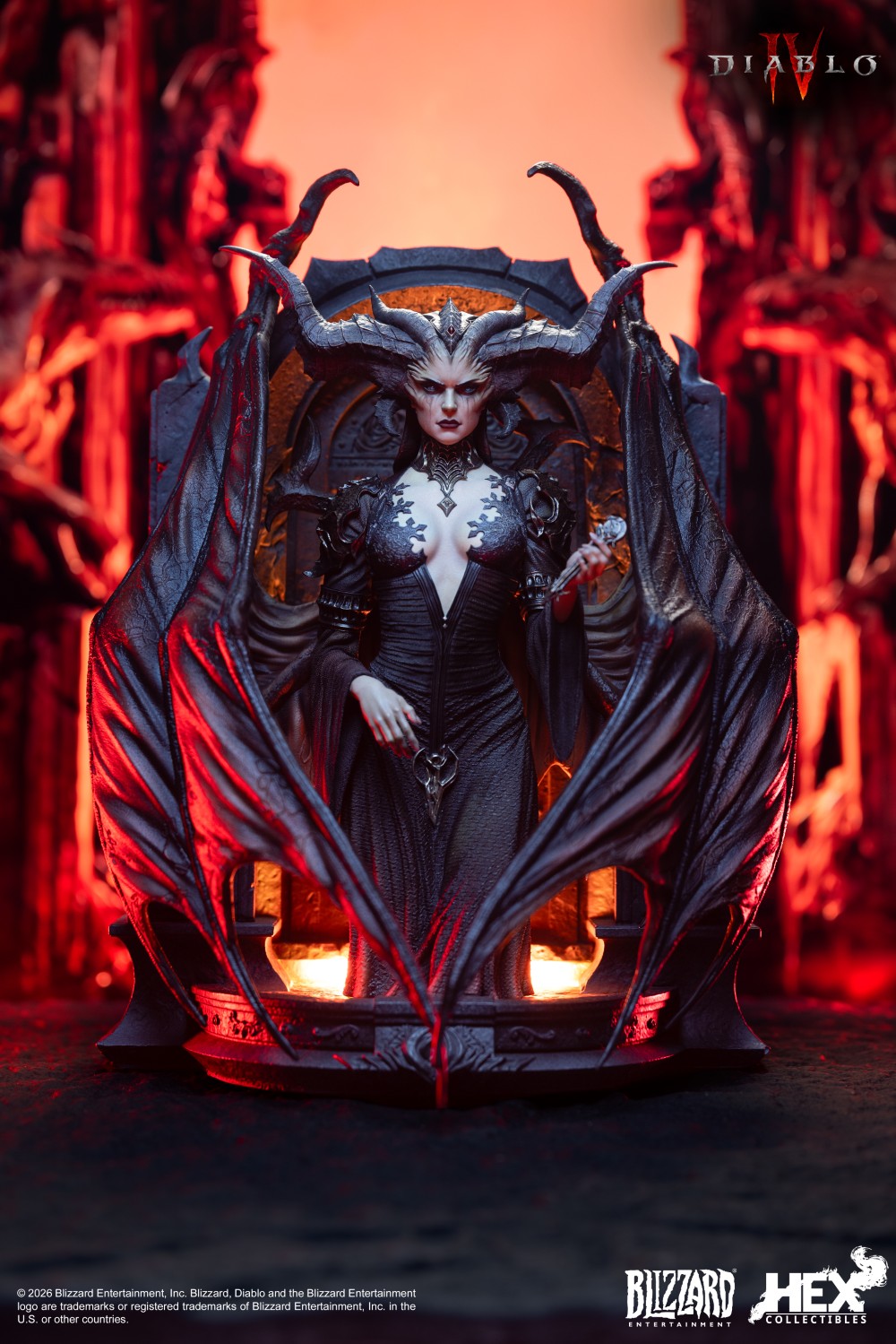 Diablo IV – Lilith Art Statue (HEX Collectibles)