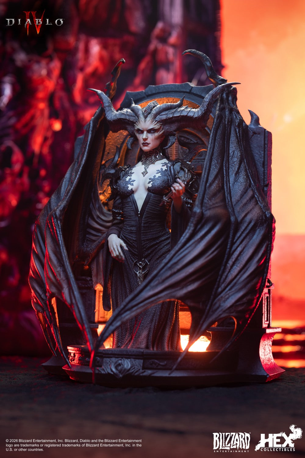 Diablo IV – Lilith Art Statue (HEX Collectibles)