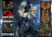Jurassic Park - Dilophosaurus EX 1:6 - IN STOCK statue from Prime 1 Studio for collectors, display and premium shelf presentation