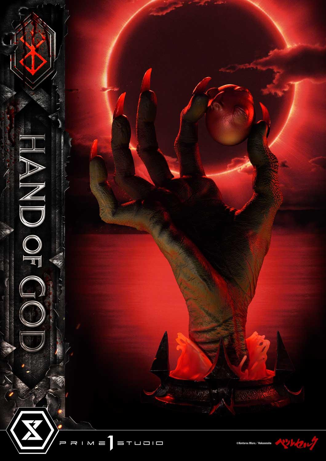 Berserk - Hand of God 1:1 statue from Prime 1 Studio for collectors, display and premium shelf presentation
