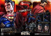 Superman Dark Metal DX - IN STOCK statue from Prime 1 Studio for collectors, display and premium shelf presentation