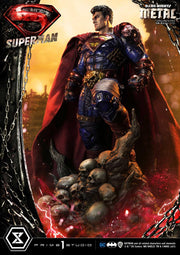 Superman Dark Metal DX - IN STOCK statue from Prime 1 Studio for collectors, display and premium shelf presentation