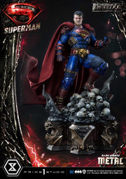 Superman Dark Metal DX - IN STOCK statue from Prime 1 Studio for collectors, display and premium shelf presentation