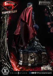 Superman Dark Metal DX - IN STOCK statue from Prime 1 Studio for collectors, display and premium shelf presentation