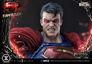 Superman Dark Metal DX - IN STOCK statue from Prime 1 Studio for collectors, display and premium shelf presentation