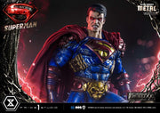 Superman Dark Metal DX - IN STOCK statue from Prime 1 Studio for collectors, display and premium shelf presentation