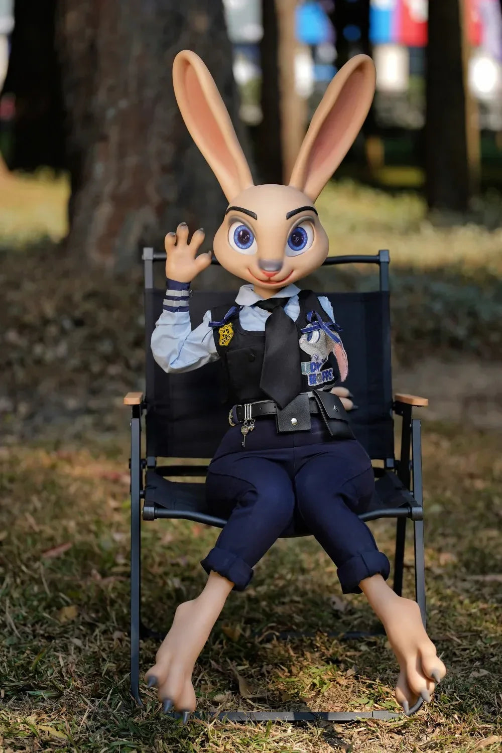 Judy Hopps Realistic Silicone 1:1 Replica Cosplay Model Doll statue from Dolls Castle for collectors, display and premium shelf presentation