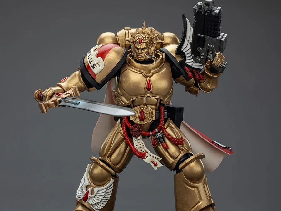 Warhammer 40k JoyToy Actionfigure - Blood Angels Captain with Heavy Bolt Pistol & Power Sword figure for collectors, display and premium