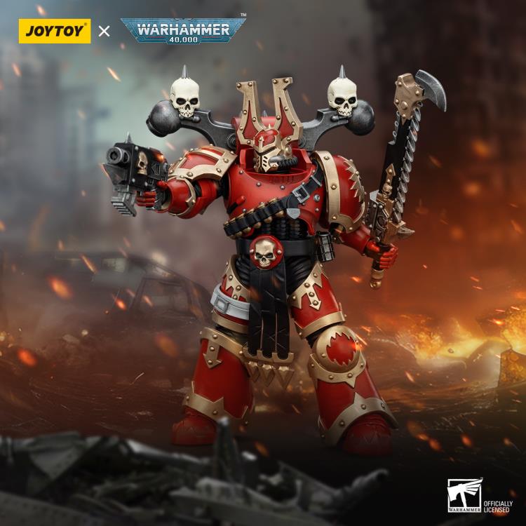 Warhammer 40k JoyToy Actionfigure - World Eaters Khorne Berzerker figure from Ver. 1 for collectors, display and premium shelf presentation