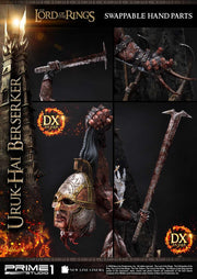 Lord of the Rings - Uruk Hai DX - IN STOCK statue from Prime 1 Studio for collectors, display and premium shelf presentation
