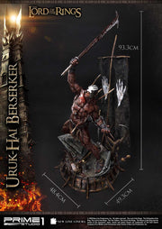 Lord of the Rings - Uruk Hai DX - IN STOCK statue from Prime 1 Studio for collectors, display and premium shelf presentation
