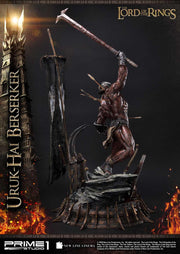 Lord of the Rings - Uruk Hai DX - IN STOCK statue from Prime 1 Studio for collectors, display and premium shelf presentation