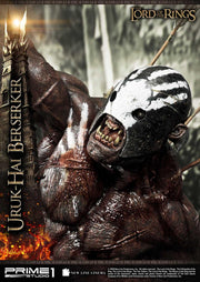 Lord of the Rings - Uruk Hai DX - IN STOCK statue from Prime 1 Studio for collectors, display and premium shelf presentation