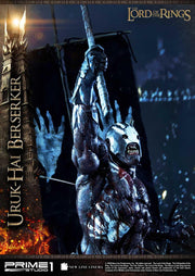 Lord of the Rings - Uruk Hai DX - IN STOCK statue from Prime 1 Studio for collectors, display and premium shelf presentation