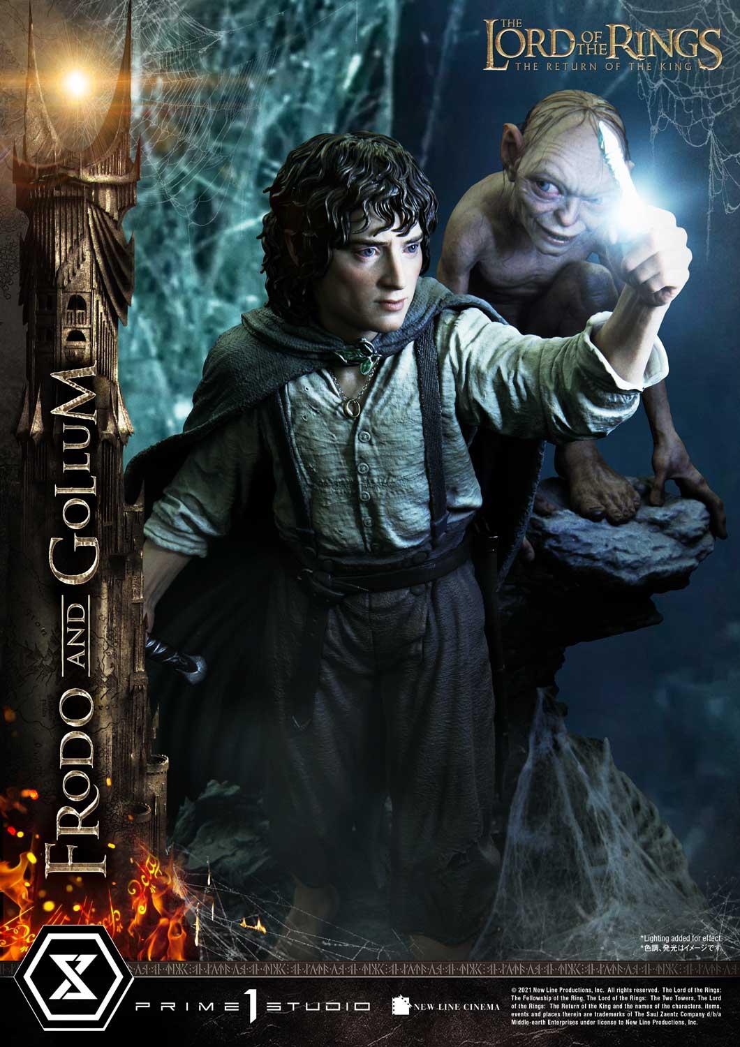 Lord of the Rings - Frodo & Gollum - IN STOCK collectible from Prime 1 Studio for collectors, display and premium shelf presentation
