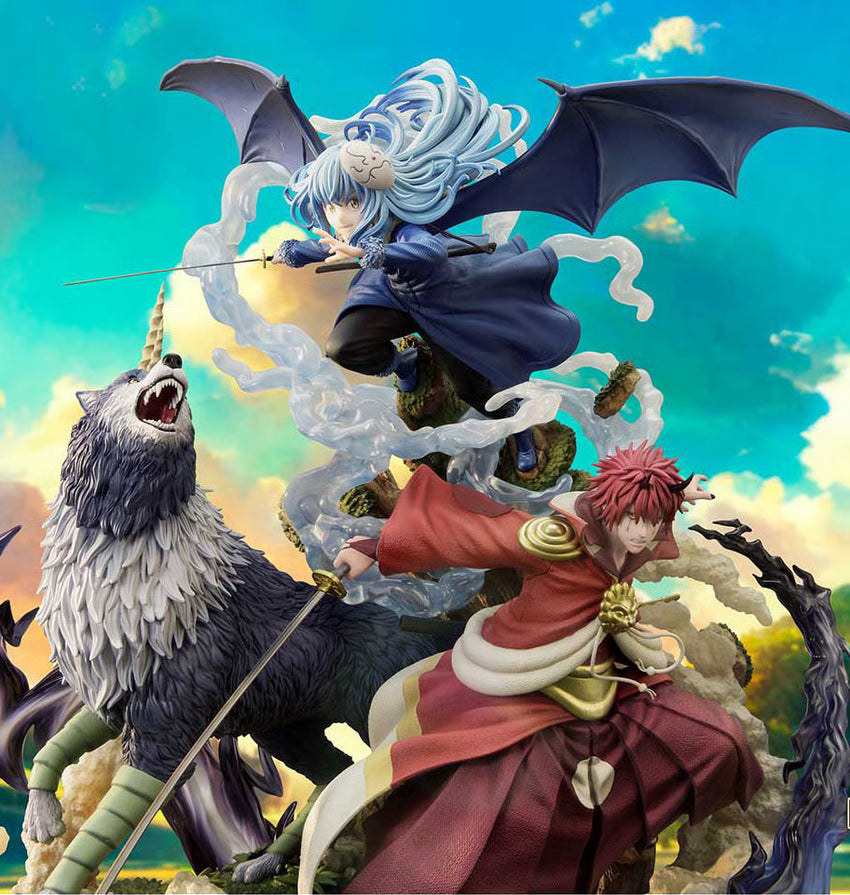 That Time I Got Reincarnated as a Slime 1:6 - Rimuru, Ranga & Benimaru Regular Version statue from Prime1 Studio Concept Masterline for
