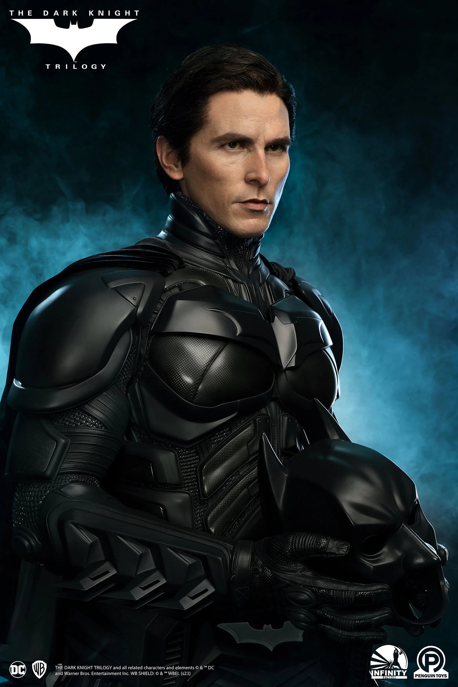 The Dark Knight 1:1 - Batman Christian Bale Bust bust from Infinity Studio for collectors, display and premium shelf presentation