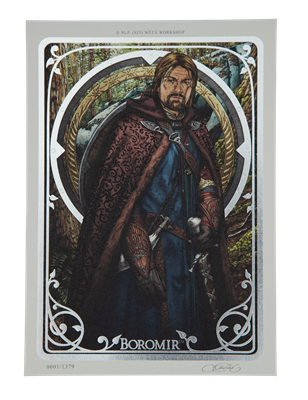 Weta Workshop The Lord of the Rings - Boromir Art Card (A5)