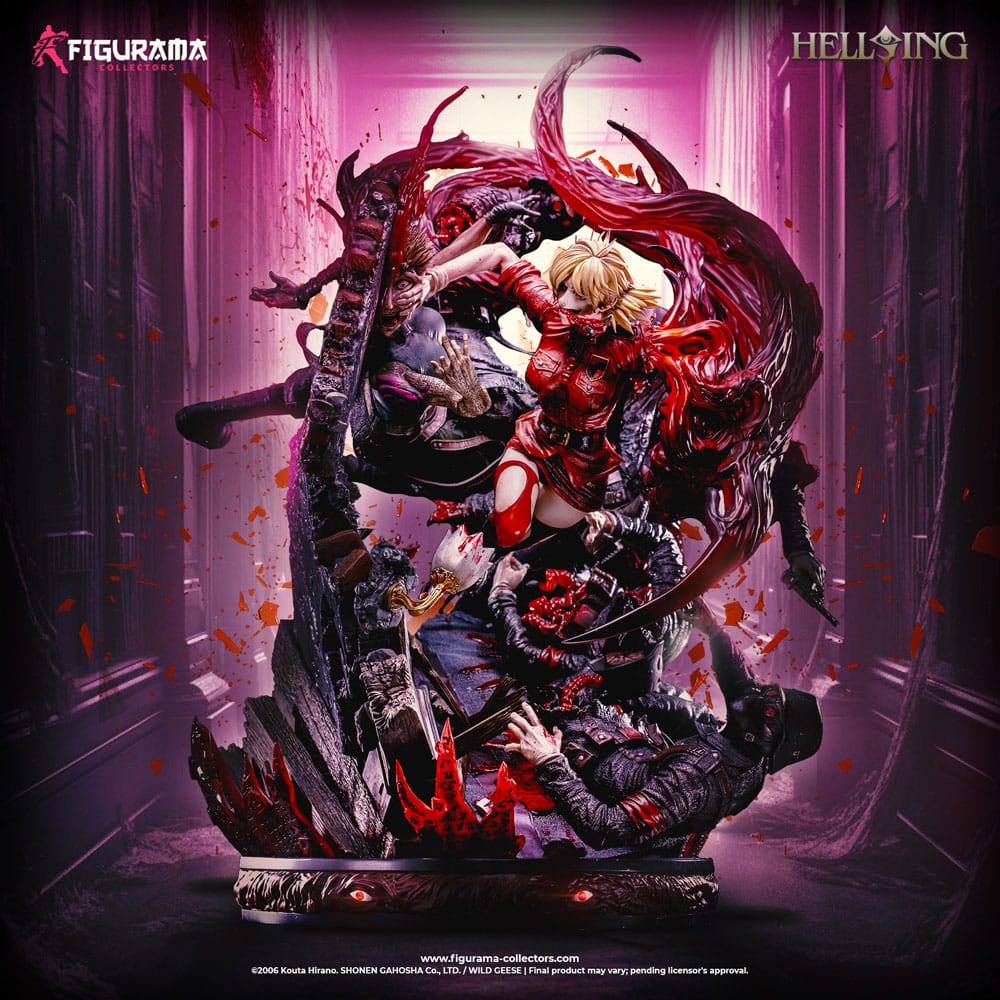 Seras Victoria 1:5 - Hellsing Ultimate statue statue from Figurama for collectors, display and premium shelf presentation