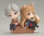 Spice and Wolf: Merchant Meets the Wise Wolf Mini Memory Mini Figure Lawrence & Holo 8 cm