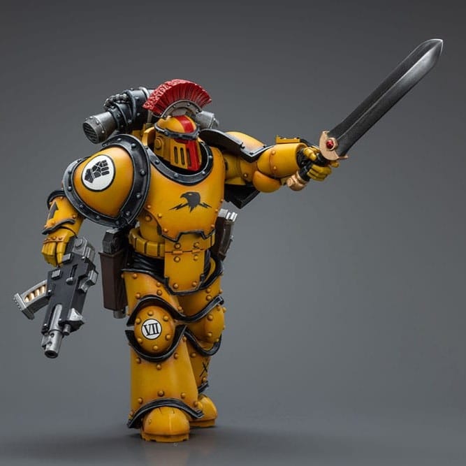 Warhammer 40k JoyToy Actionfigure - Imperial Fists Legion MKIII Tactical Squad Sergeant with Power Fist figure for collectors, display and