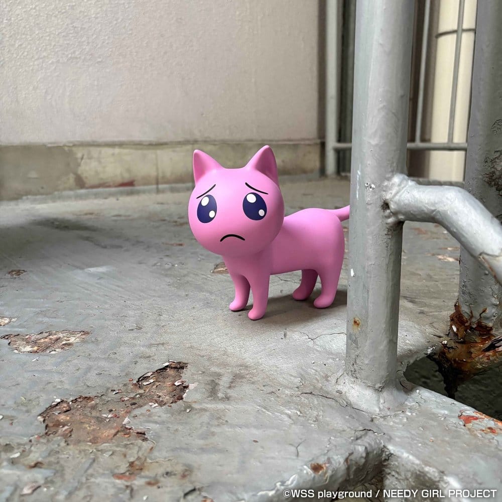 NEEDY STREAMER OVERLOAD Soft Vinyl Figure Cat Sorry 15 cm
