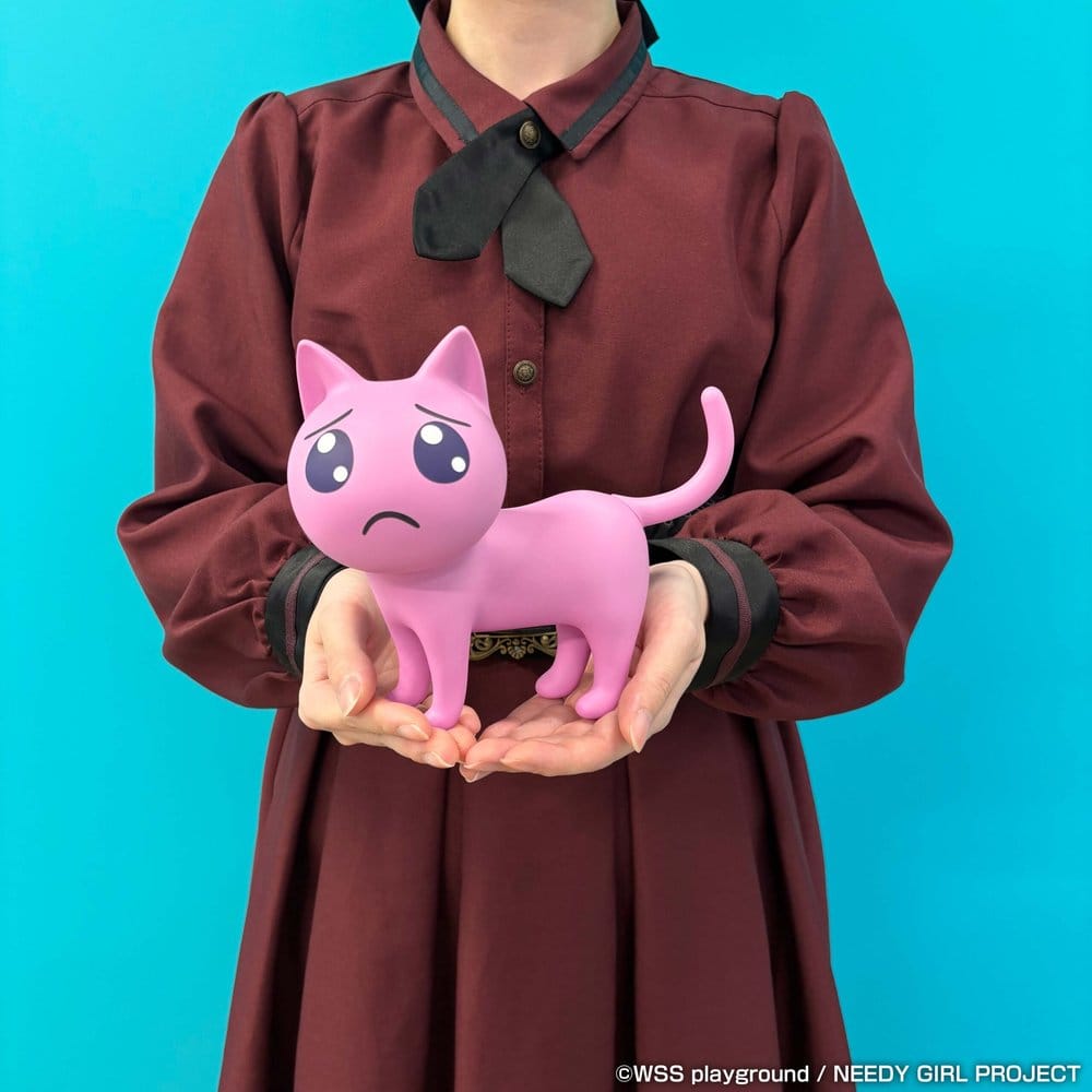 NEEDY STREAMER OVERLOAD Soft Vinyl Figure Cat Sorry 15 cm