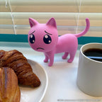NEEDY STREAMER OVERLOAD Soft Vinyl Figure Cat Sorry 15 cm