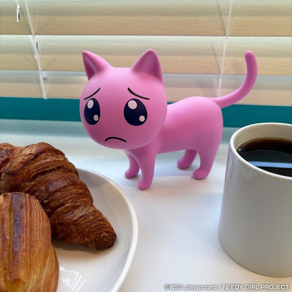 NEEDY STREAMER OVERLOAD Soft Vinyl Figure Cat Sorry 15 cm