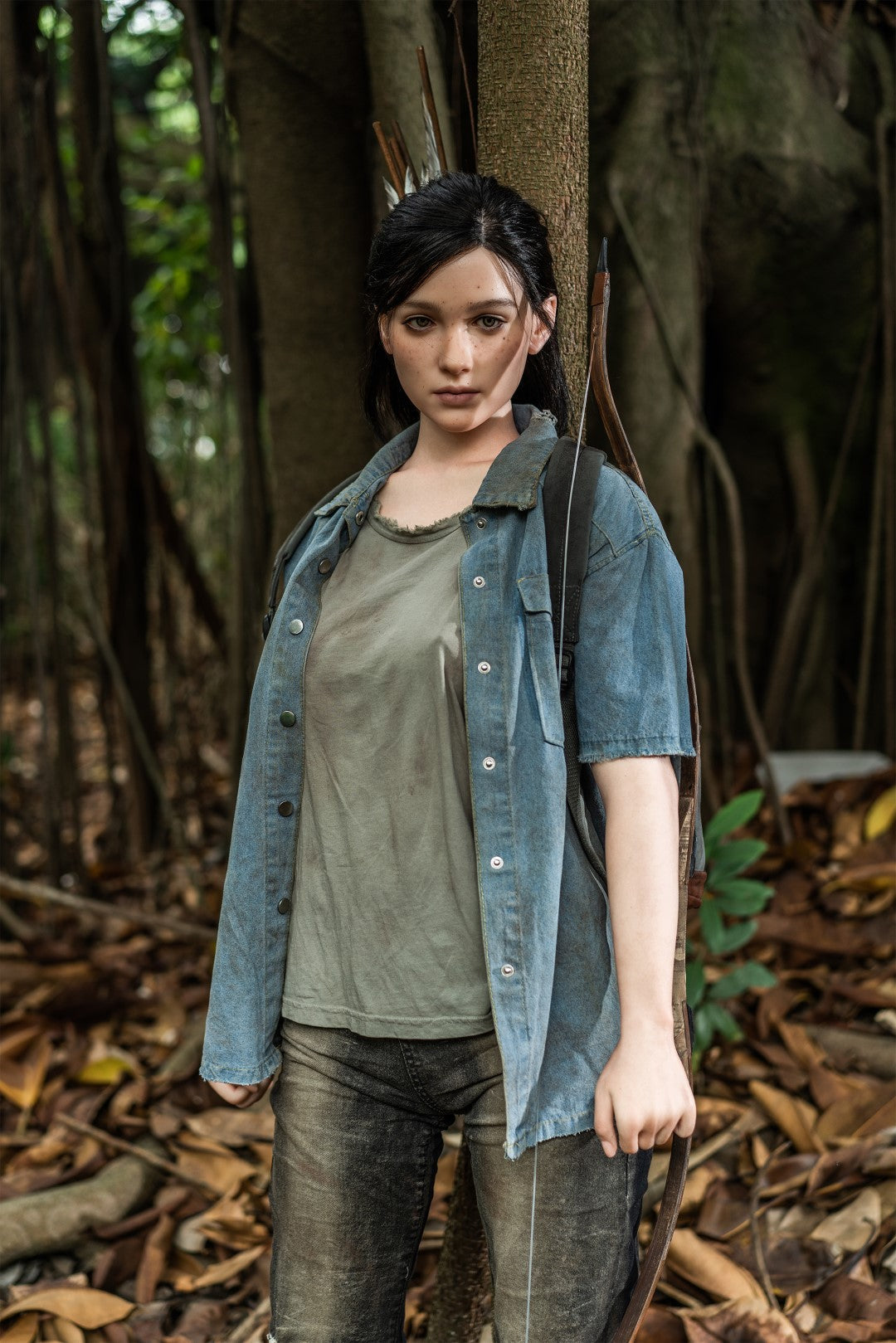 Ellie Realistic Silicone 1:1 Replica Cosplay Model Doll replica doll from Game Lady for collectors, display and premium shelf presentation