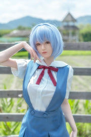 Rei Ayanami Realistic Silicone 1:1 Replica Cosplay Model Doll replica doll from Game Lady for collectors, display and premium shelf