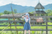 Rei Ayanami Realistic Silicone 1:1 Replica Cosplay Model Doll replica doll from Game Lady for collectors, display and premium shelf