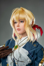 Violet Evergarden Realistic Silicone 1:1 Replica Cosplay Model Doll replica doll from Game Lady for collectors, display and premium shelf