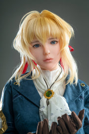 Violet Evergarden Realistic Silicone 1:1 Replica Cosplay Model Doll replica doll from Game Lady for collectors, display and premium shelf