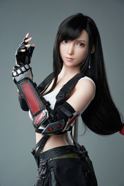 Tifa Realistic Silicone 1:1 Replica Cosplay Model Doll replica doll from Game Lady for collectors, display and premium shelf presentation