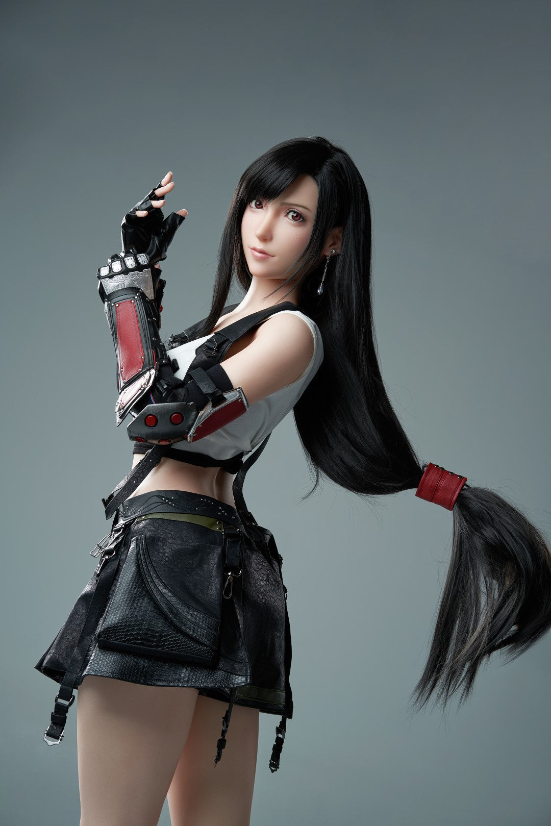 Tifa Realistic Silicone 1:1 Replica Cosplay Model Doll replica doll from Game Lady for collectors, display and premium shelf presentation