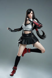 Tifa Realistic Silicone 1:1 Replica Cosplay Model Doll replica doll from Game Lady for collectors, display and premium shelf presentation