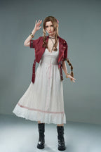 Aerith Realistic Silicone 1:1 Replica Cosplay Model Doll replica doll from Game Lady for collectors, display and premium shelf presentation