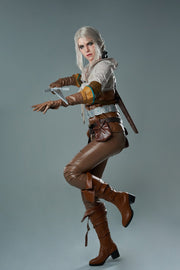 Ciri Realistic Silicone 1:1 Replica Cosplay Model Doll replica doll from Game Lady for collectors, display and premium shelf presentation