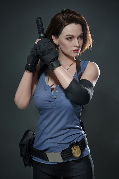 Jill Valentine - Realistic Silicone 1:1 Replica Cosplay Model Doll replica doll from Game Lady for collectors, display and premium shelf