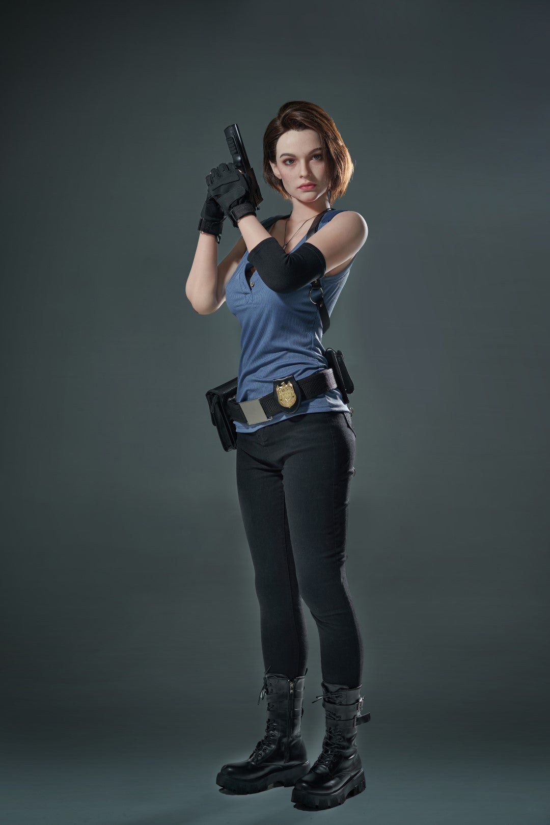 Jill Valentine - Realistic Silicone 1:1 Replica Cosplay Model Doll replica doll from Game Lady for collectors, display and premium shelf