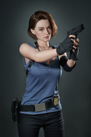 Jill Valentine - Realistic Silicone 1:1 Replica Cosplay Model Doll replica doll from Game Lady for collectors, display and premium shelf