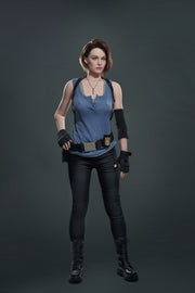 Jill Valentine - Realistic Silicone 1:1 Replica Cosplay Model Doll replica doll from Game Lady for collectors, display and premium shelf