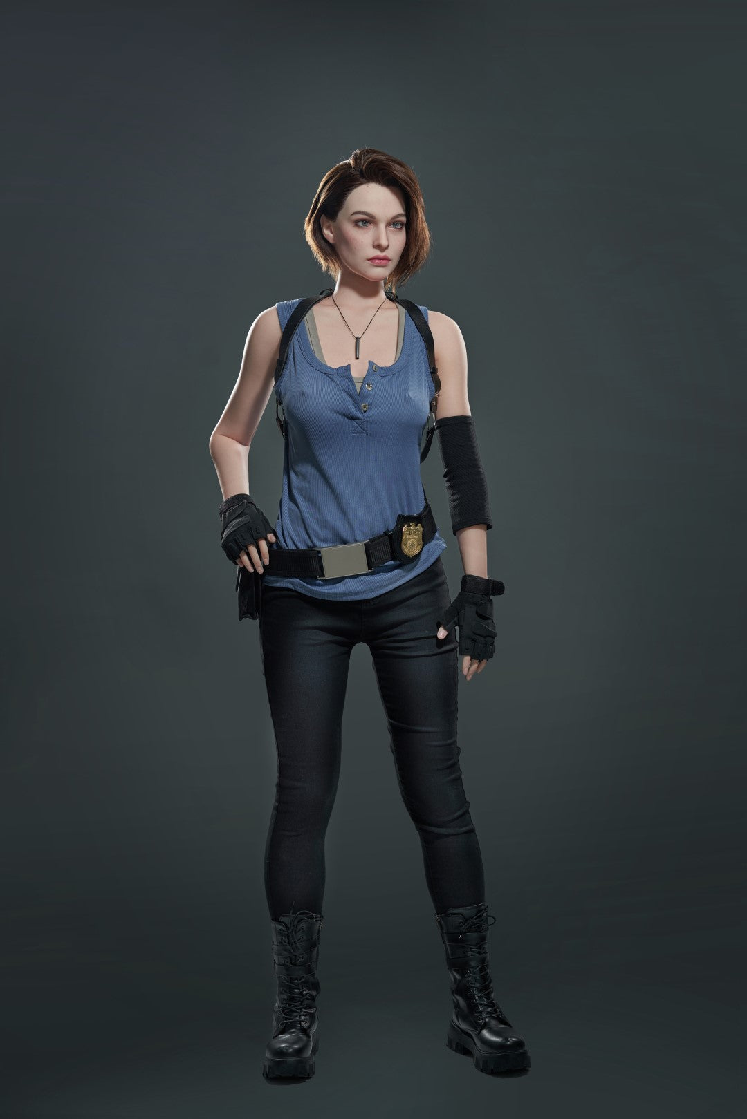 Jill Valentine - Realistic Silicone 1:1 Replica Cosplay Model Doll replica doll from Game Lady for collectors, display and premium shelf