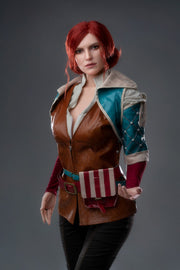 Triss Realistic Silicone 1:1 Replica Cosplay Model Doll replica doll from Game Lady for collectors, display and premium shelf presentation