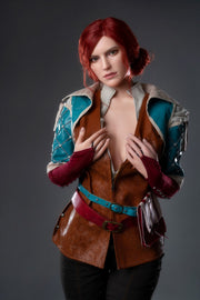 Triss Realistic Silicone 1:1 Replica Cosplay Model Doll replica doll from Game Lady for collectors, display and premium shelf presentation